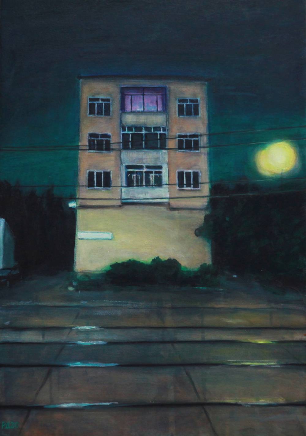 художник Денис Русаков - Трамвайные пути