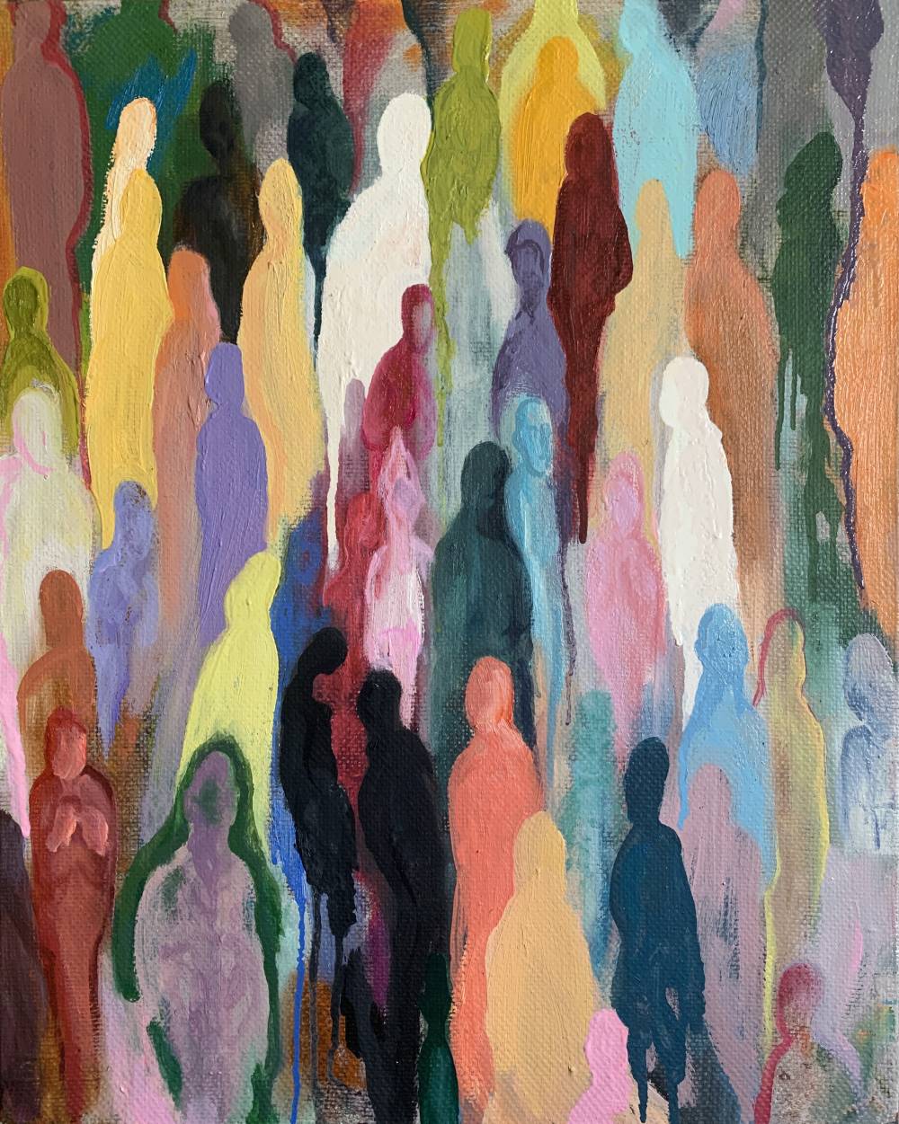 художник Василиса Лебедева - Люди тени - 3