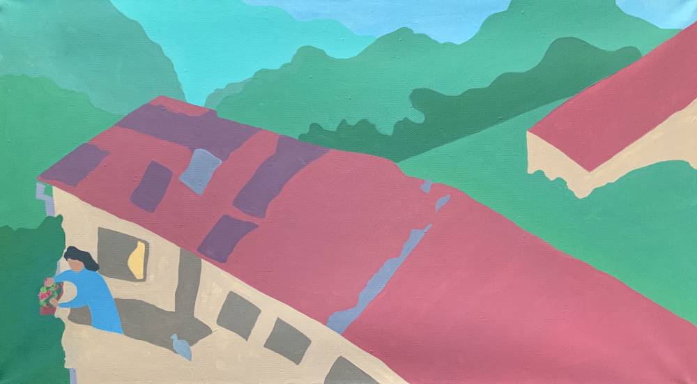 художник Майт и Чобанян - Крыши