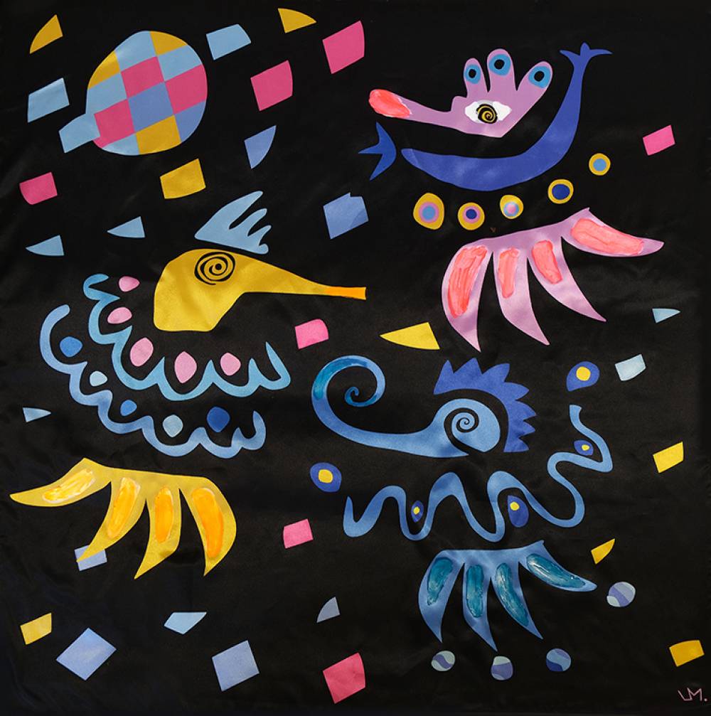 художник Елизавета Манохина - Дискотека на планете Эйфориус