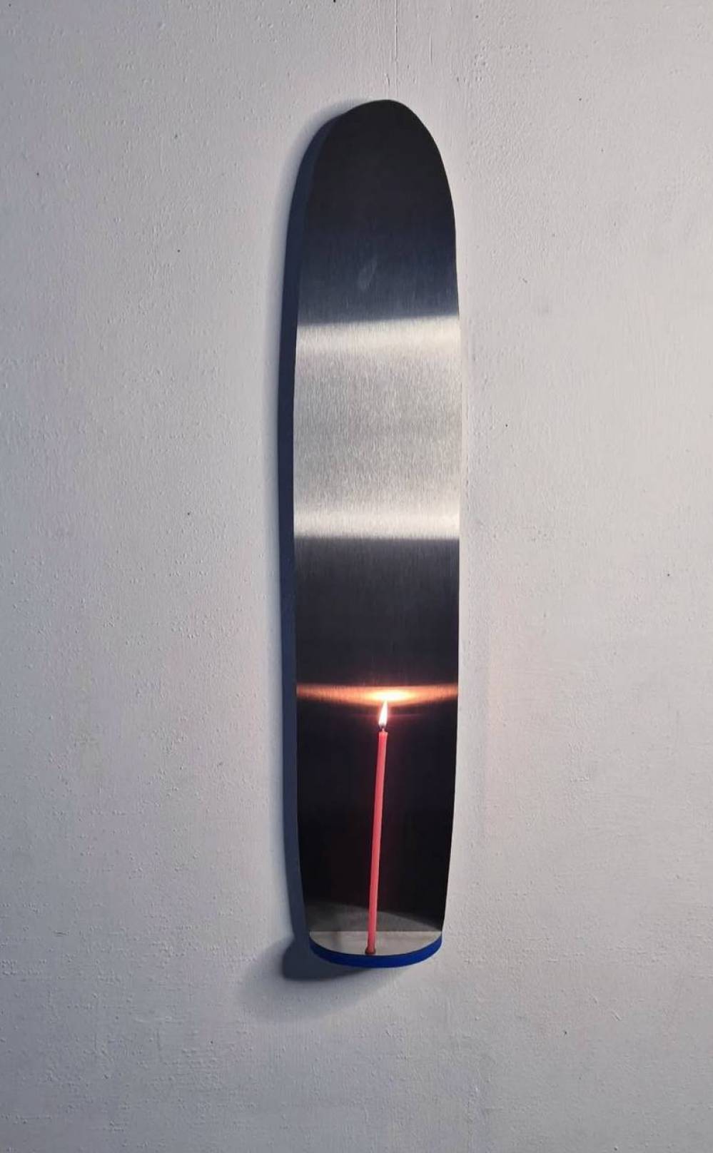 художник Маша Сомик - Подсвечник синий