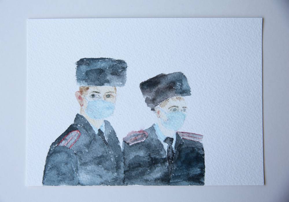 художник Курил Что - Из серии "ВЫХОДНЫЕ"