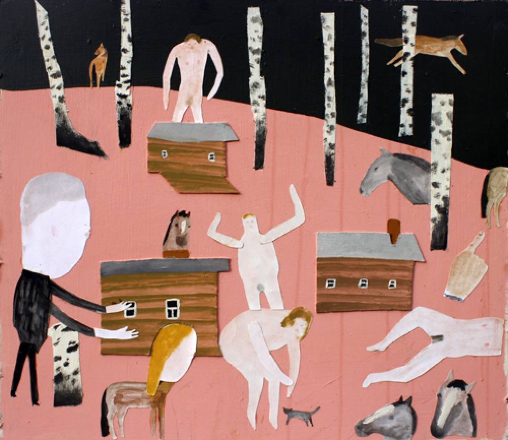 художник Яков Хомич - Эхо в березовой роще