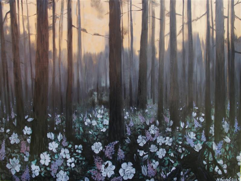 художник Баранова Маргарита - картина Таинственный лес - - Не указан - - пейзаж