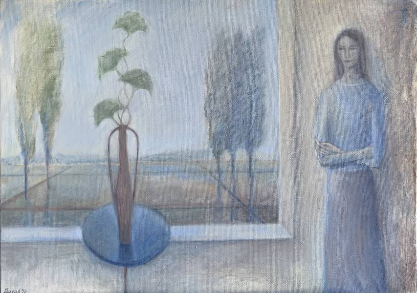 художник Григорьева Диана - картина Автопортрет у окна - импрессионизм,символизм,романтизм - - Не указан -