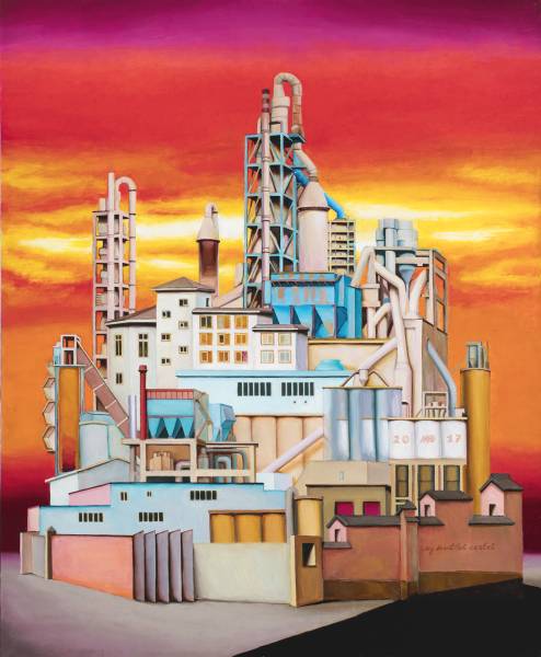 художник Малинина Юлия - картина Мой прекрасный замок - - Не указан - - industrial landscape