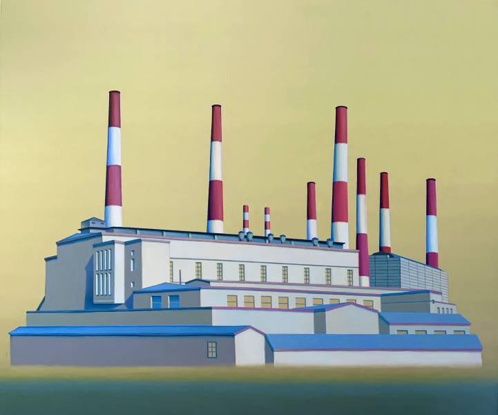 художник Малинина Юлия - картина Мой большой дворец - - Не указан - - индустриальный пейзаж
