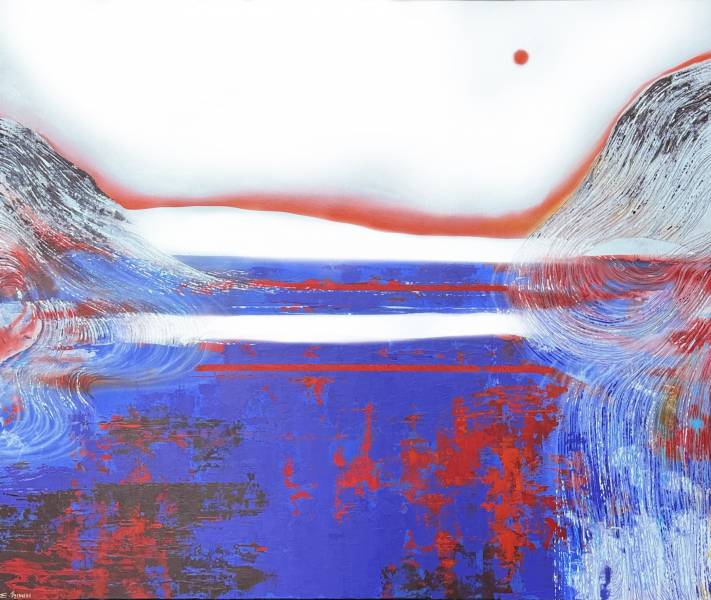 художник Pugacheva Elizaveta - картина Туман - наив,модернизм,наивное искусство - - Не указан -