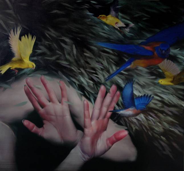 художник Borodavchenko Katerina - картина Ласковый, ласковый вихрь - реализм - painting