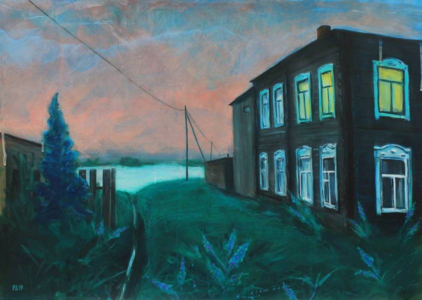 художник Русаков Денис - картина Подгорские закаты - - Не указан - - городской пейзаж