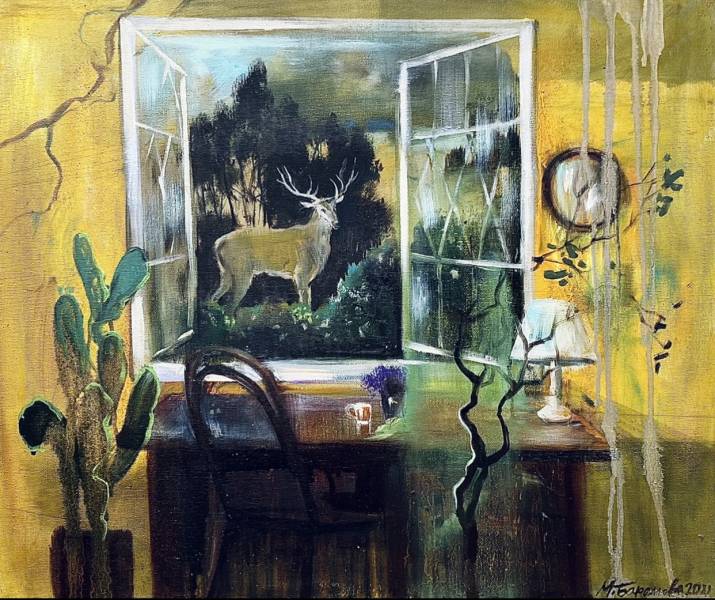 художник Баранова Маргарита - картина Дом в лесу - реализм,импрессионизм - - Не указан -