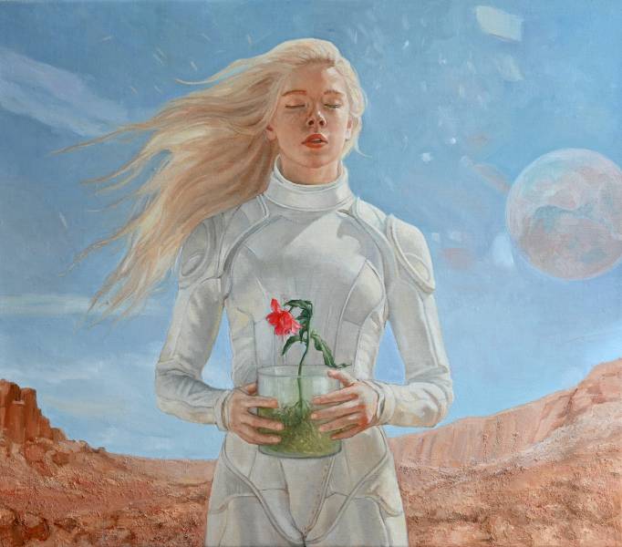 художник Белан Анна - картина Сны о Марсе - сюрреализм - - Не указан -