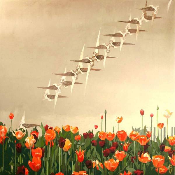 художник Фомина Виктория - картина Нескучный сад - реализм,сюрреализм - пейзаж