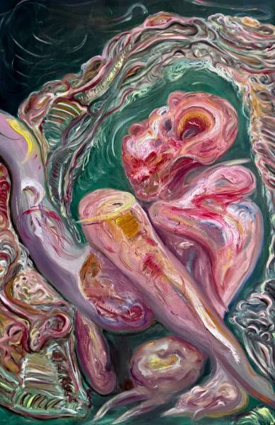 художник Kozhaev Ildar - картина Автогенезис. Может быть, у Тебя на Лбу Родинка - абстрактный экспрессионизм,абстракция - - Не указан -