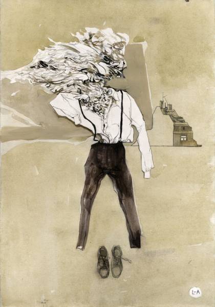 художник Ковган Лилия - картина После меня - экспрессионизм - фигуративная живопись
