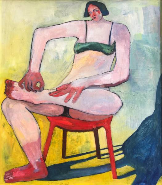 художник Олейникова Лера - картина Мозоль 3 - наив,модернизм,наивное искусство - - Не указан -