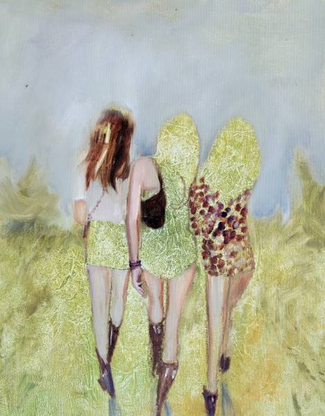 художник Prades Nadya - картина Трио - импрессионизм,фигуративная живопись - - Не указан -