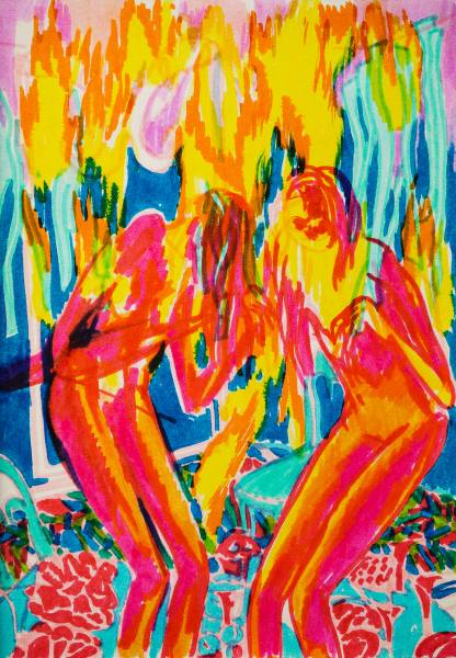 художник Krivozubova Yulia - картина Из серии: THE FUNNIES - экспрессионизм,неоэкспрессионизм - - Не указан -