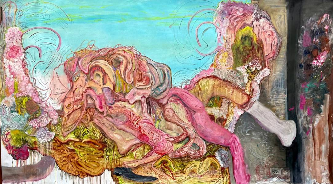 художник Kozhaev Ildar - картина Посмотри на мои уведомления - абстрактный экспрессионизм,абстракция - - Не указан -