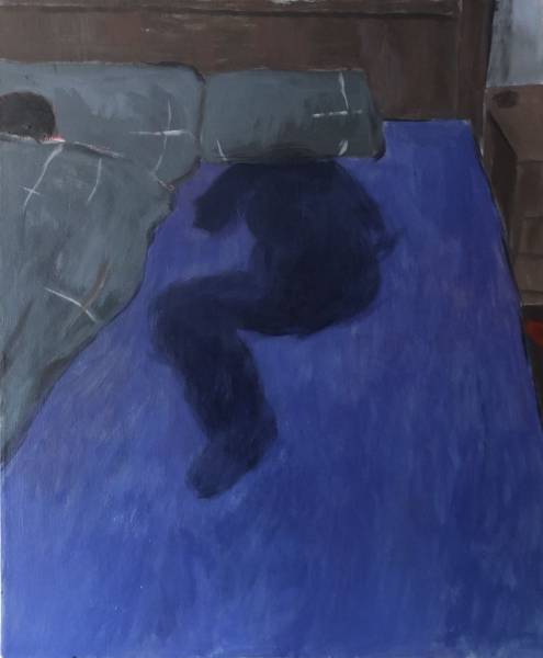 художник Жуков Дима - картина Бессоная ночь - реализм - - Не указан -