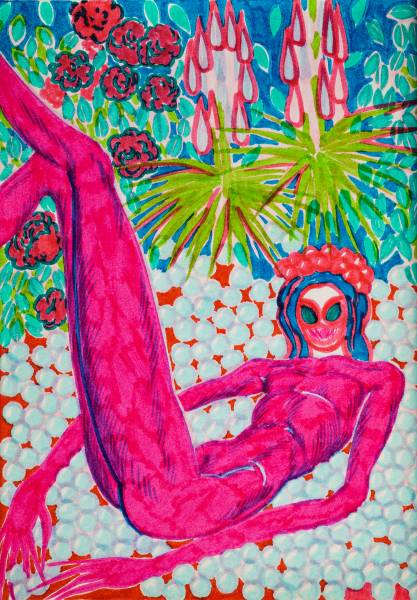 художник Krivozubova Yulia - картина Из серии: THE FUNNIES - экспрессионизм,неоэкспрессионизм - - Не указан -