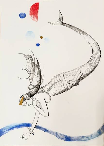 художник Фомина Виктория - картина Серия Мифы. Наяда. - магический реализм,романтизм - - Не указан -