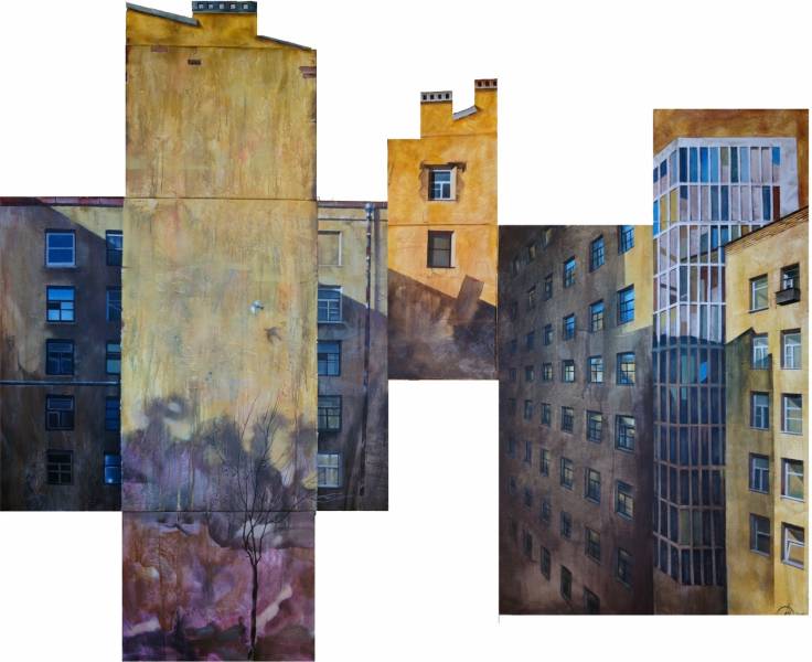 художник Хёртнагль Динара - картина № 5 из серии Декорации - реализм - городской пейзаж