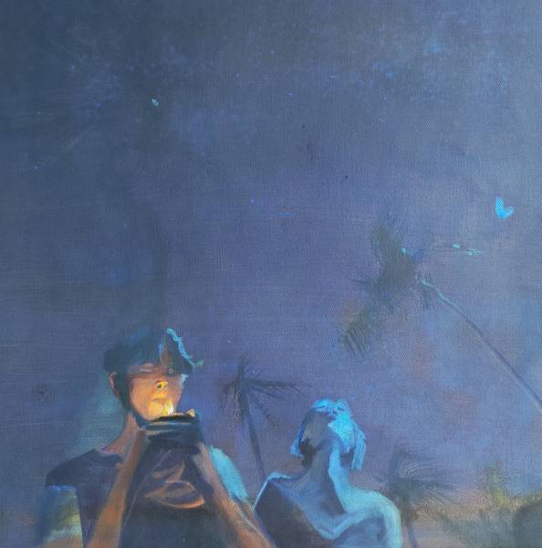 художник Prades Nadya - картина Ночью - импрессионизм,фигуративная живопись - - Не указан -