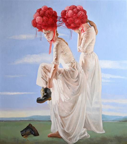 художник Белан Анна - картина Спутанные мысли - реализм - - Не указан -