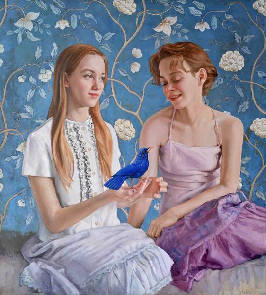 художник Белан Анна - картина Сестры - реализм - - Не указан -