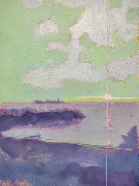 художник Prades Nadya - картина Рассвета луч - импрессионизм,фигуративная живопись - - Не указан -