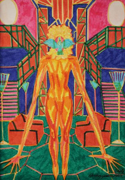 художник Krivozubova Yulia - картина Из серии: THE BABIES - экспрессионизм,неоэкспрессионизм - - Не указан -