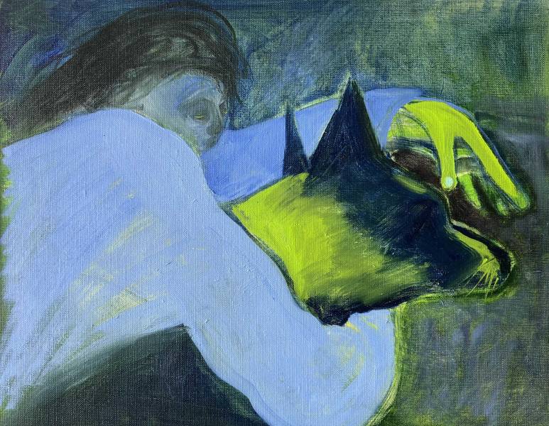 художник Куликова Вера - картина Только ты и я - экспрессионизм,фигуративное искусство - - Не указан -