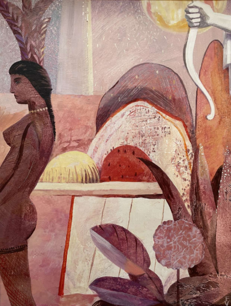 художник Фомина Виктория - картина Аполлон и Дафна 2 - реализм,символизм,сюрреализм - - Не указан -