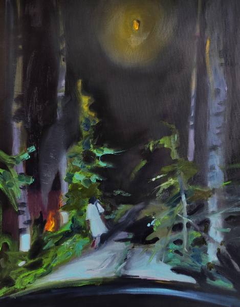 художник Прадес Надежда - картина Ночные свечения - импрессионизм,фигуративная живопись - - Не указан -