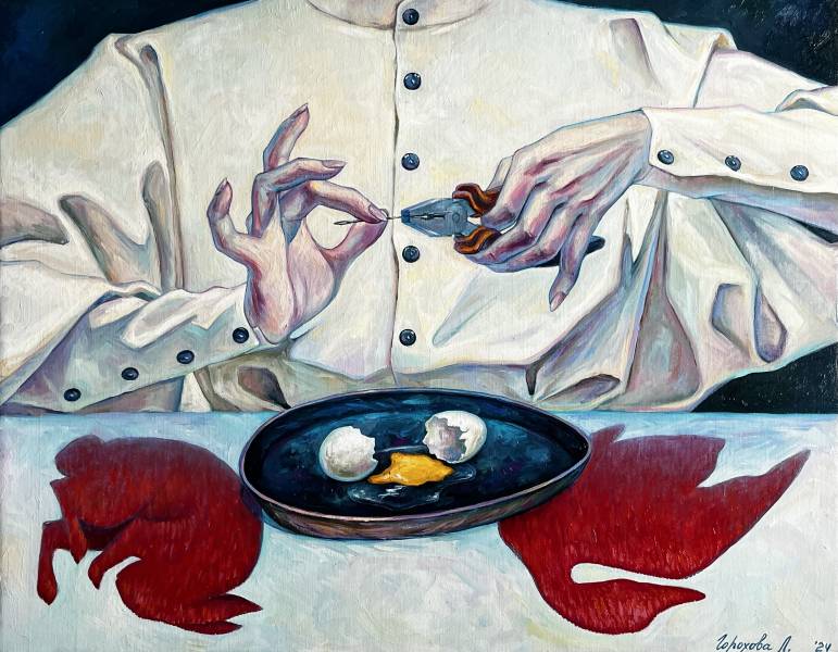 художник Gorohova Liana - картина Смерть Кощея - символизм - - Не указан -