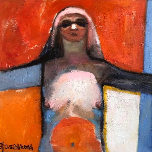 художник Oleynikova Lera - картина Пляж 3 - наив,модернизм,наивное искусство - - Не указан -