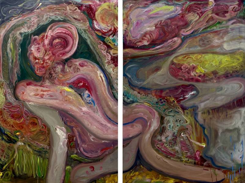 художник Kozhaev Ildar - картина Автогенезис, диптих - абстрактный экспрессионизм,абстракция - - Не указан -