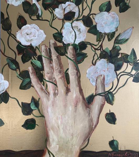 художник Баранова Маргарита - картина Цветущее дерево - реализм - - Не указан -