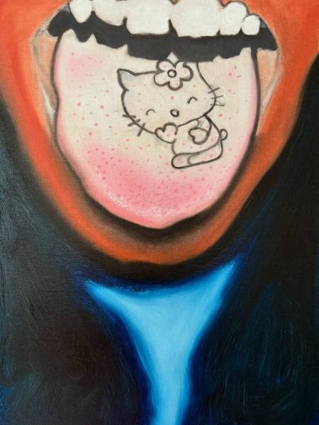 художник Myannik Stepan - картина Hello Kitty - экспрессионизм,модернизм,гиперреализм - - Не указан -