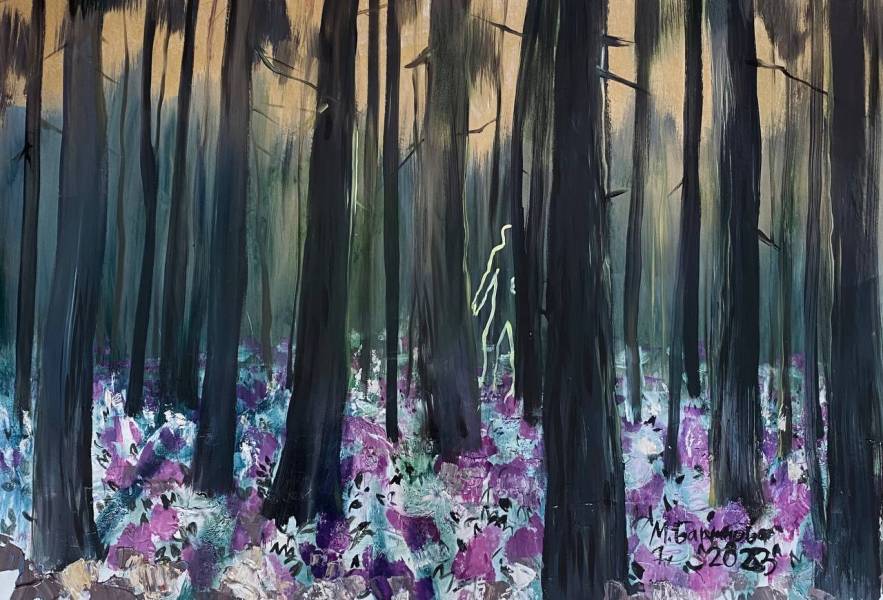 художник Баранова Маргарита - картина Лесной дух - реализм - - Не указан -