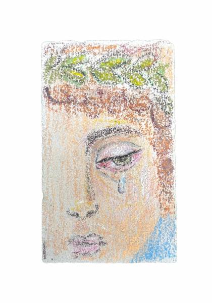 художник Nesterenko Edith - картина Лавровый венок - наив,наивное искусство,романтизм - - Не указан -