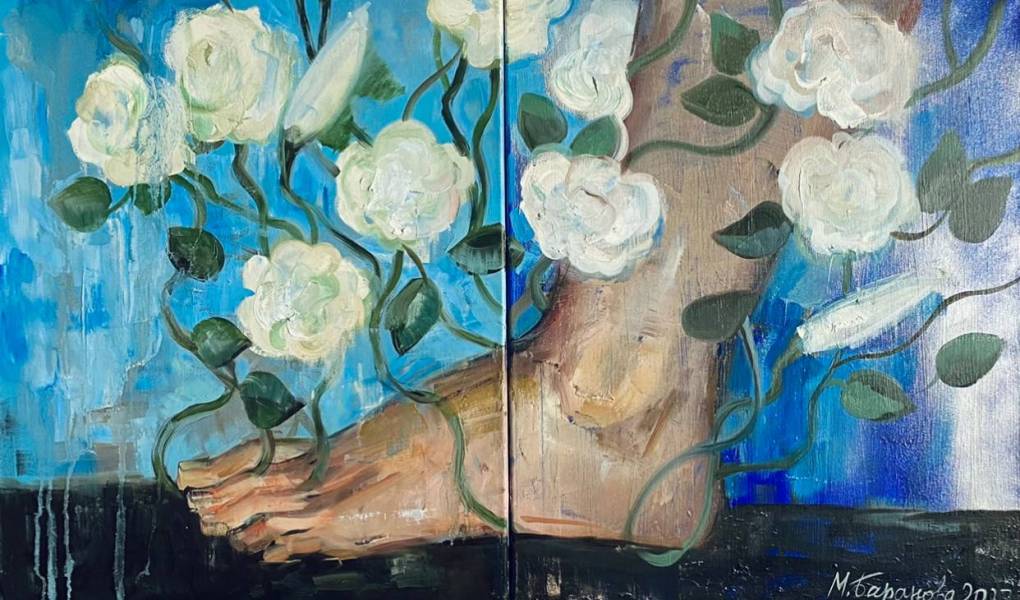 художник Баранова Маргарита - картина Весна (диптих) - реализм - - Не указан -