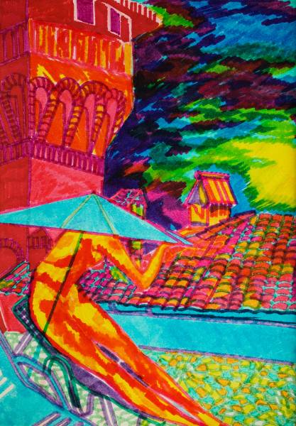 художник Krivozubova Yulia - картина Из серии: THE FUNNIES - экспрессионизм,неоэкспрессионизм - - Не указан -