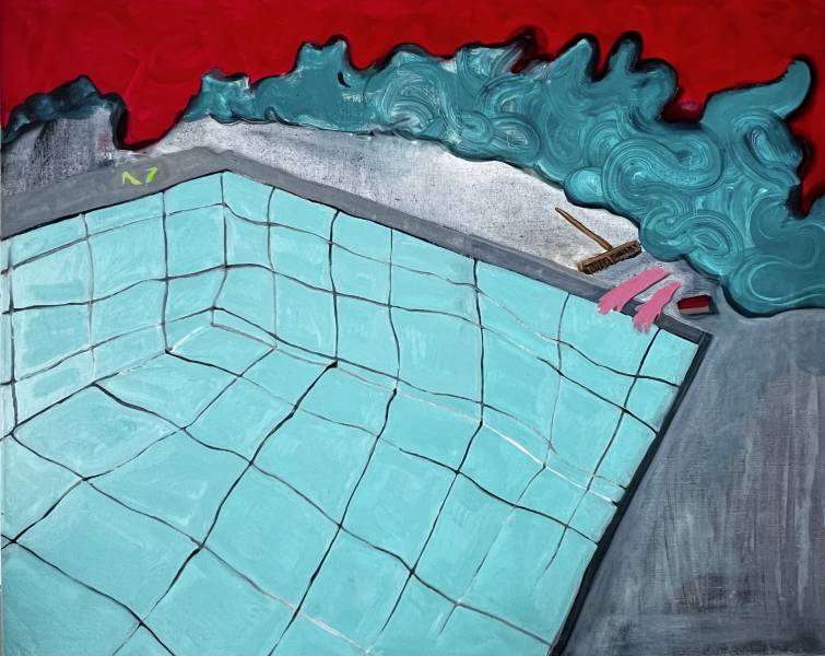 художник Куликова Вера - картина Очень странная история. Диптих - сюрреализм - - Не указан -