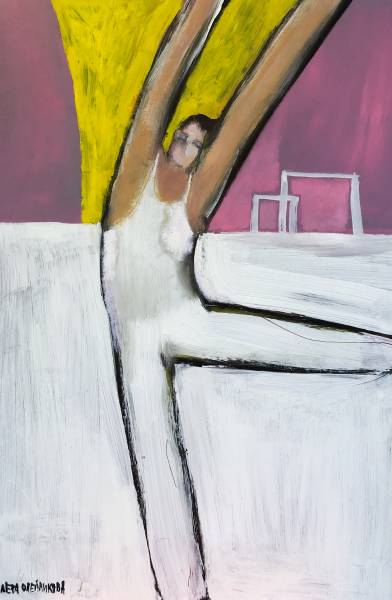 художник Oleynikova Lera - картина Простые позы и распятия 2 - импрессионизм,наив,модернизм,наивное искусство - - Не указан -