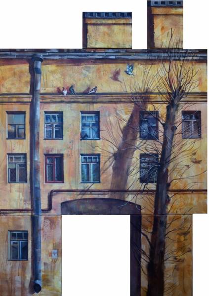 художник Хёртнагль Динара - картина № 1 из серии Декорации - реализм - городской пейзаж