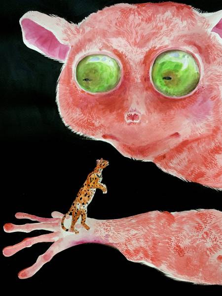 художник Cherepanova Maria - картина Удивление - наив,модернизм,наивное искусство - - Не указан -