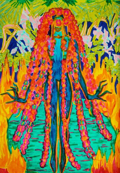 художник Krivozubova Yulia - картина Из серии: THE FUNNIES - экспрессионизм,неоэкспрессионизм - - Не указан -