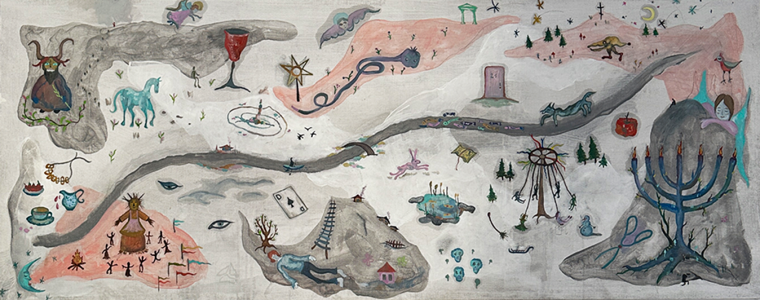 художник Маркова Виктория - картина ВСТРЕЧАНИЕ МАСЛЕНИЦЫ